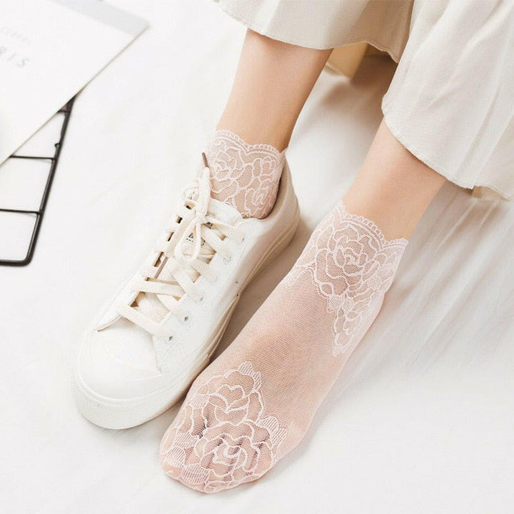 Floral Lace Socks