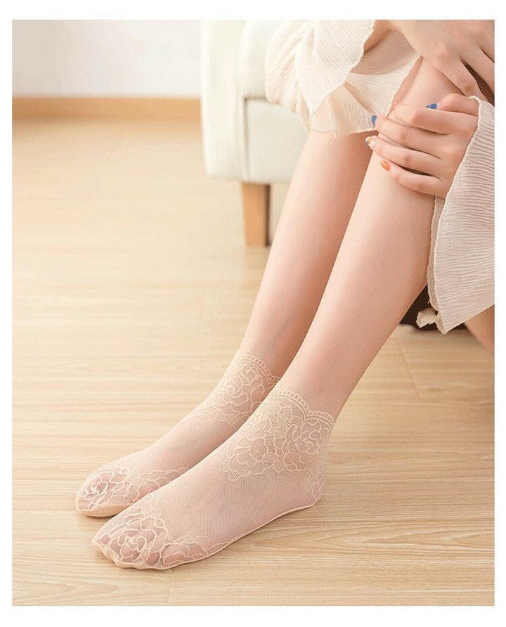 Floral Lace Socks