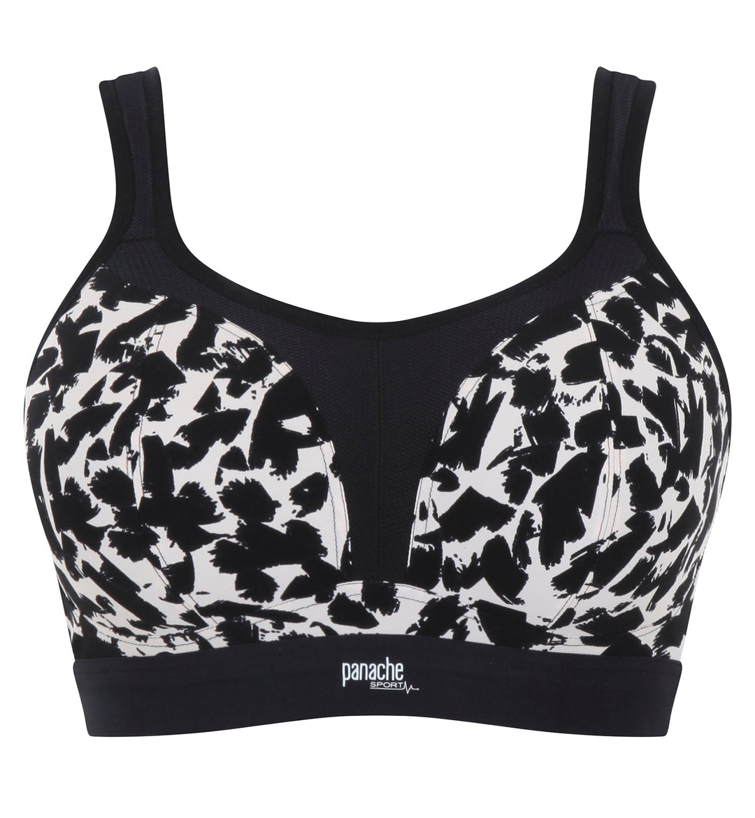 Panache Boundless Racerback Non-Wire Sports Bra (7341B) - Mono Print