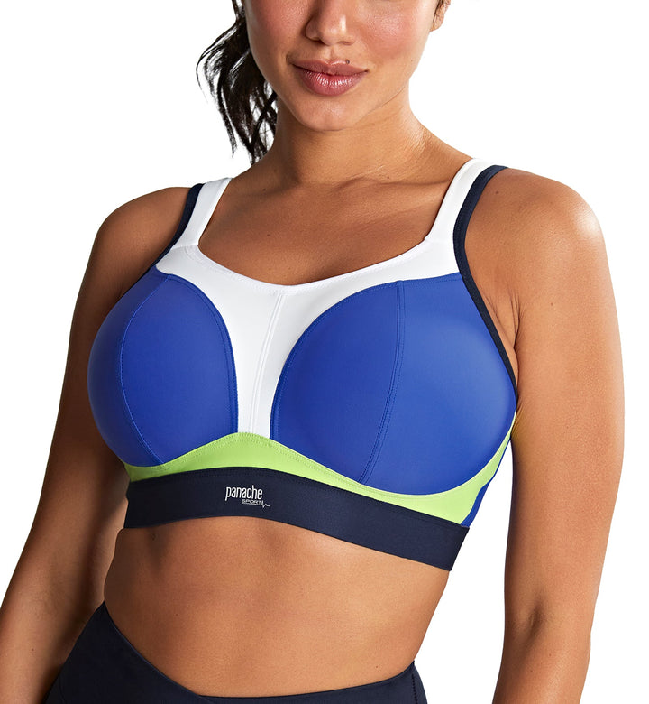 Panache Boundless Racerback Non-Wire Sports Bra (7341B) - Blue