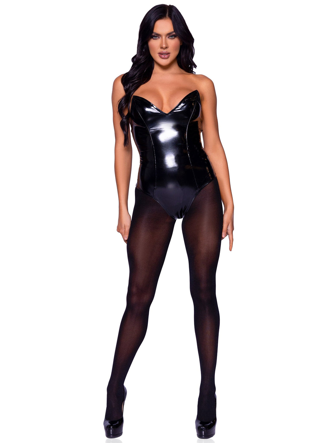 Vinyl Boned Bodysuit