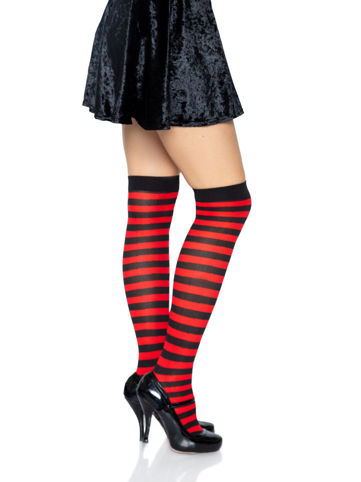 Cari Striped Stockings