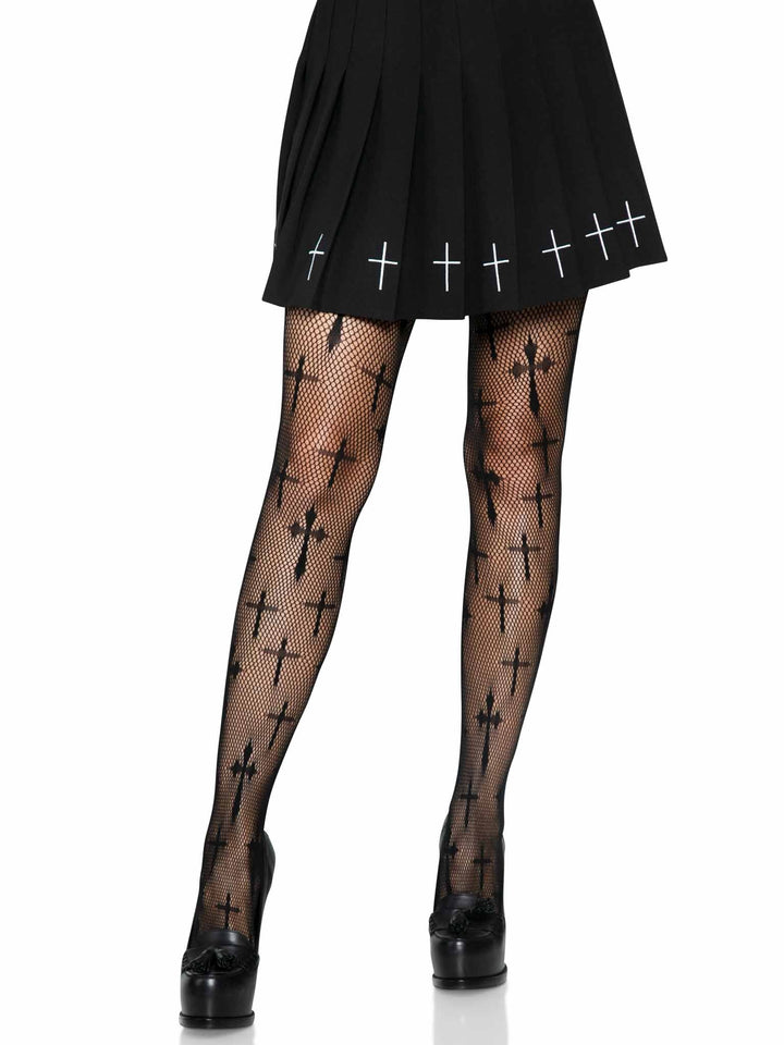 Worship Me Net Tights