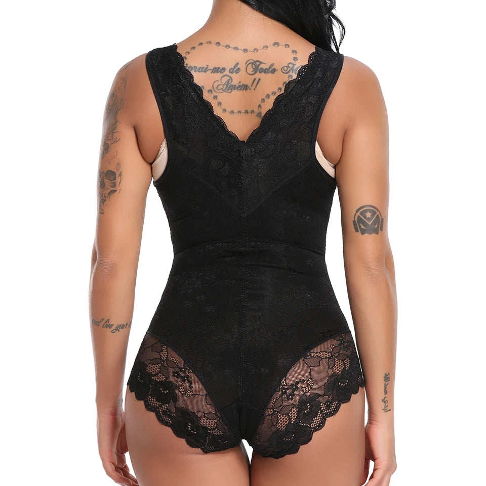 Seamless Open Bust Shapewear Bodysuit For Women