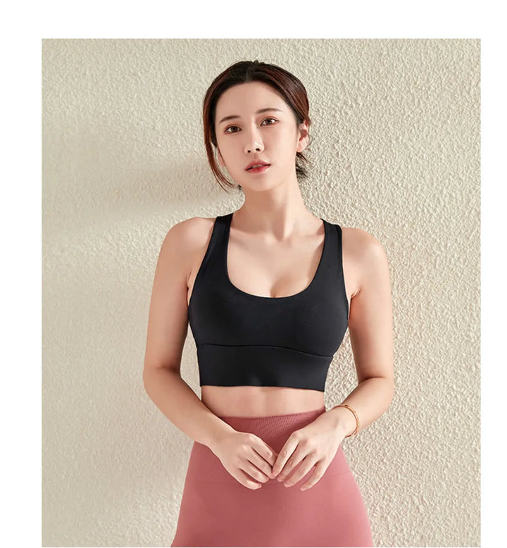 Seamless Cross Back Bra