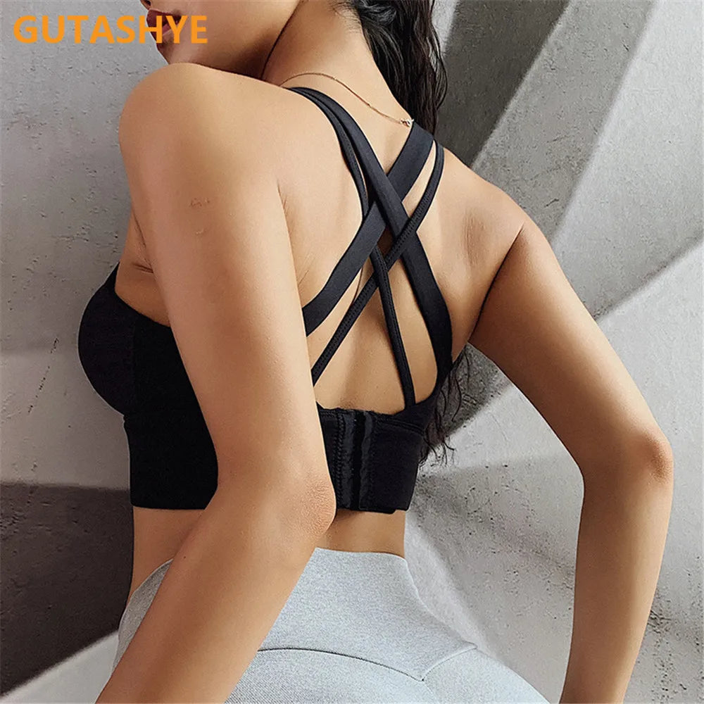 Seamless Cross Back Bra