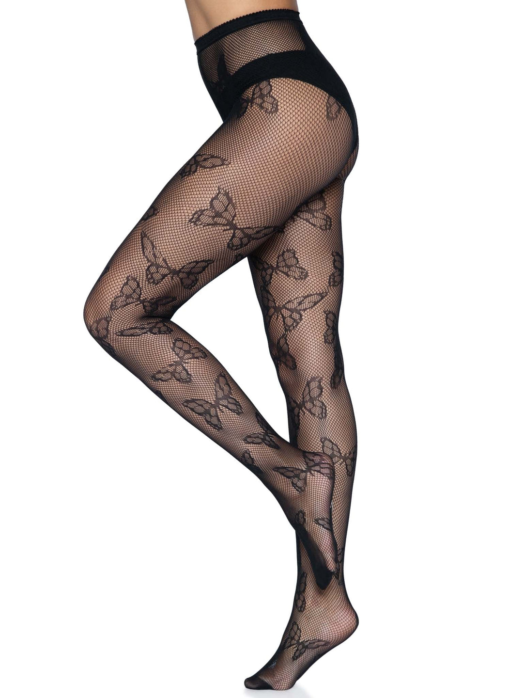 Butterfly Fishnet Tights