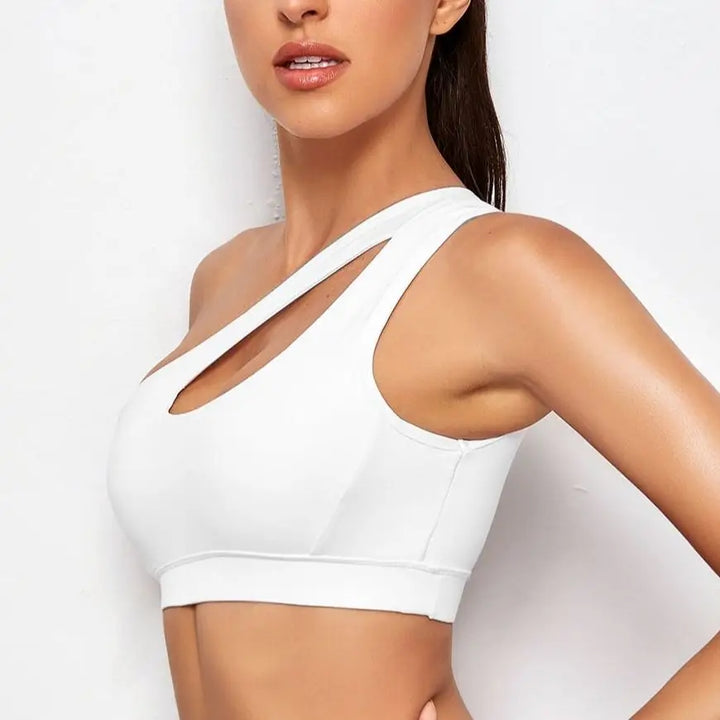 One Shoulder Sports Bra