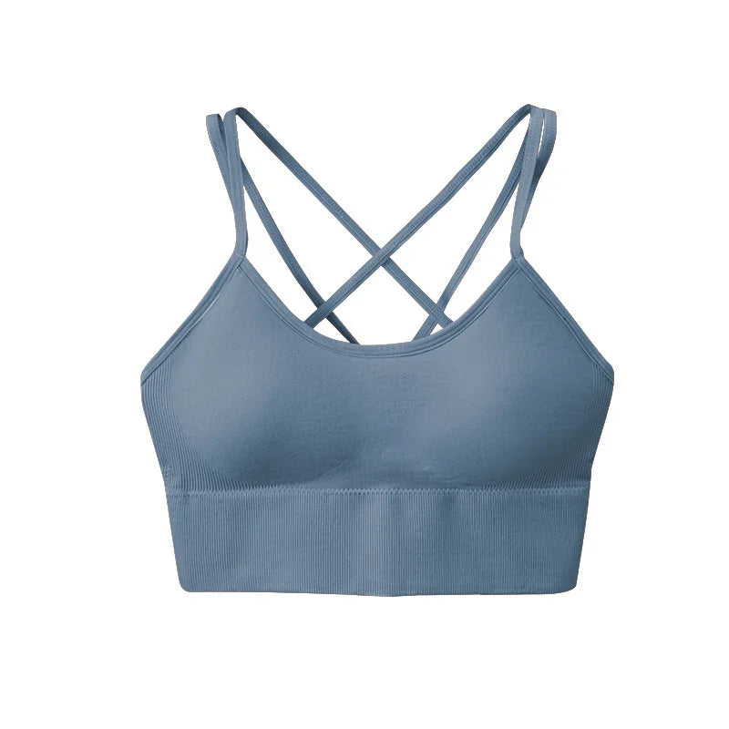 Seamless High Impact Cross Back Sport Bra