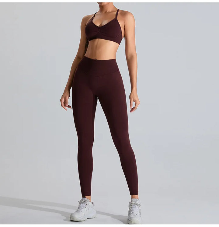 Seamless Workout Push-Up Crop Top