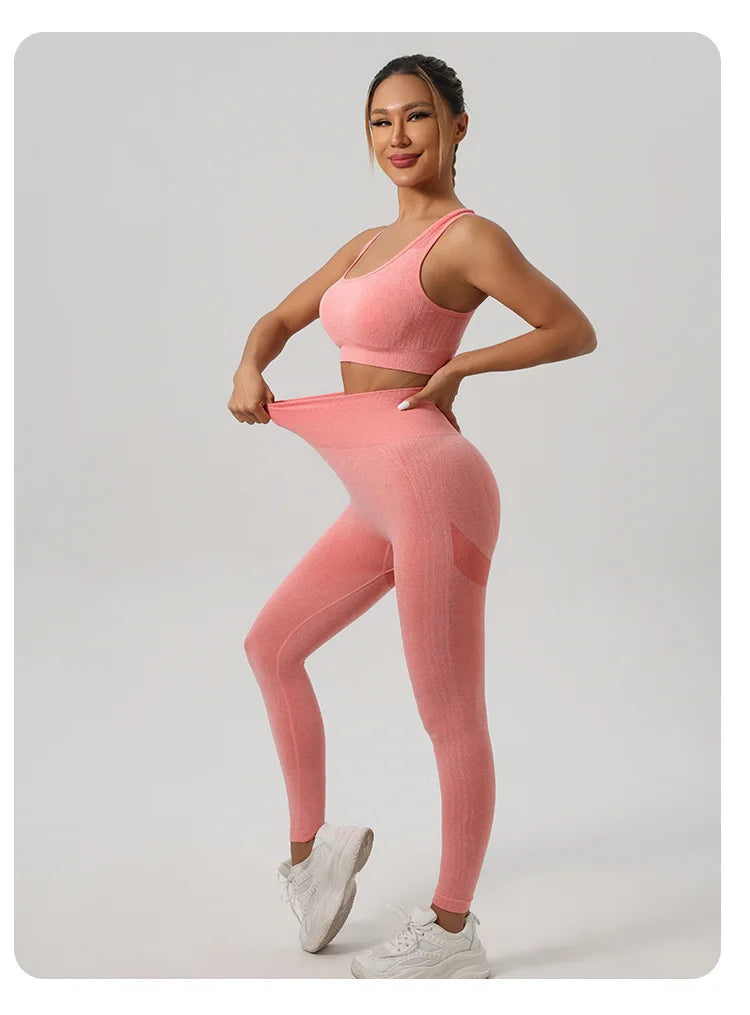 Seamless Scrunch Yoga Set