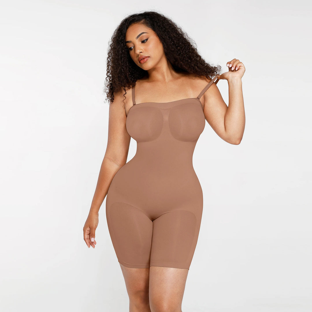 Strapless Seamless BodySculpt Bodysuit Butt Lifting Bodyshaper