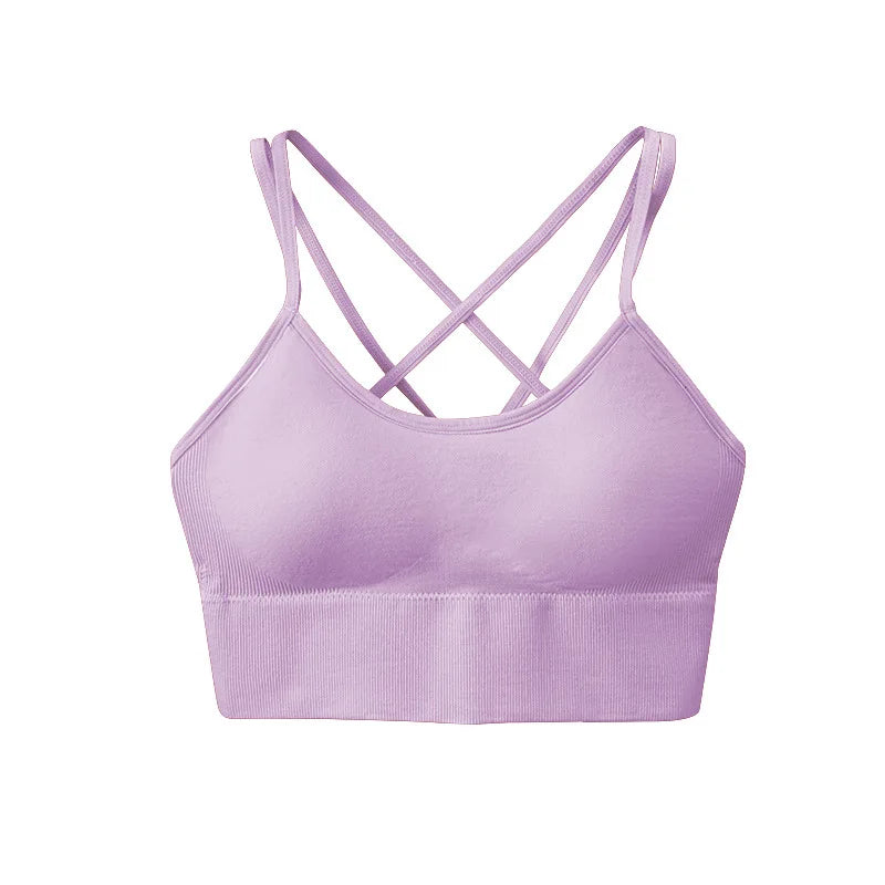 Seamless High Impact Cross Back Sport Bra