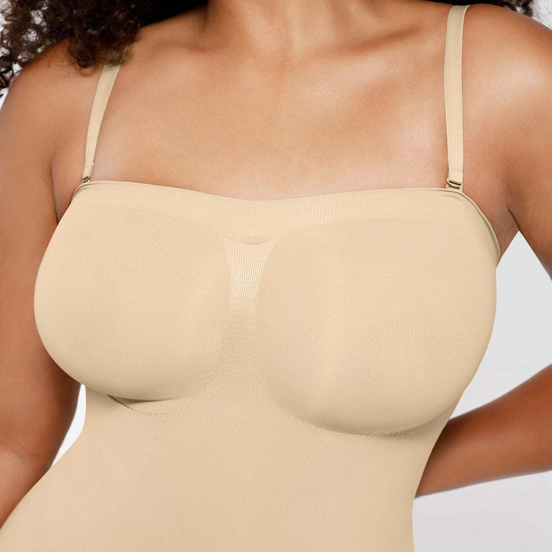 Strapless Seamless BodySculpt Bodysuit Butt Lifting Bodyshaper