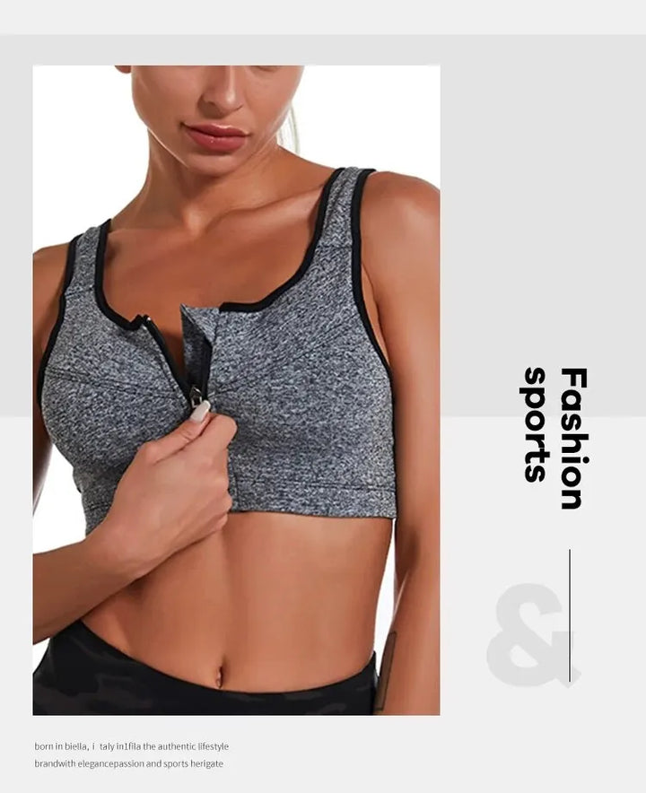 Front Closure Comfort Sports Bra