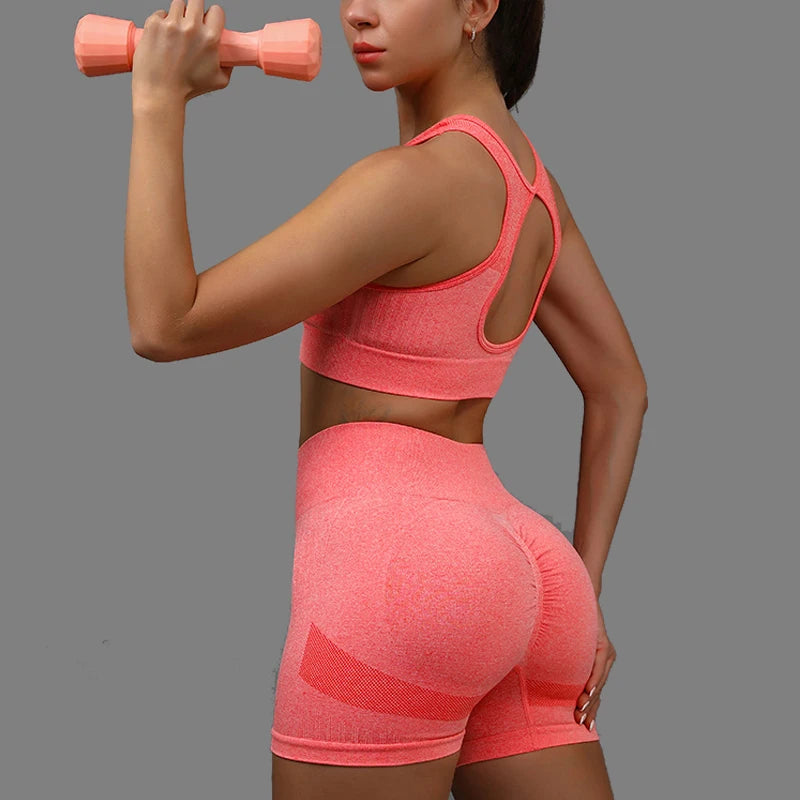 Seamless Scrunch Yoga Set