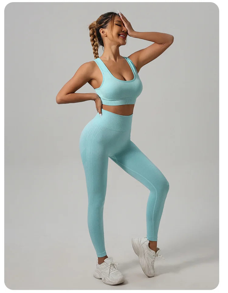 Seamless Scrunch Yoga Set