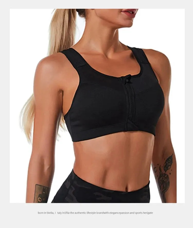 Front Closure Comfort Sports Bra