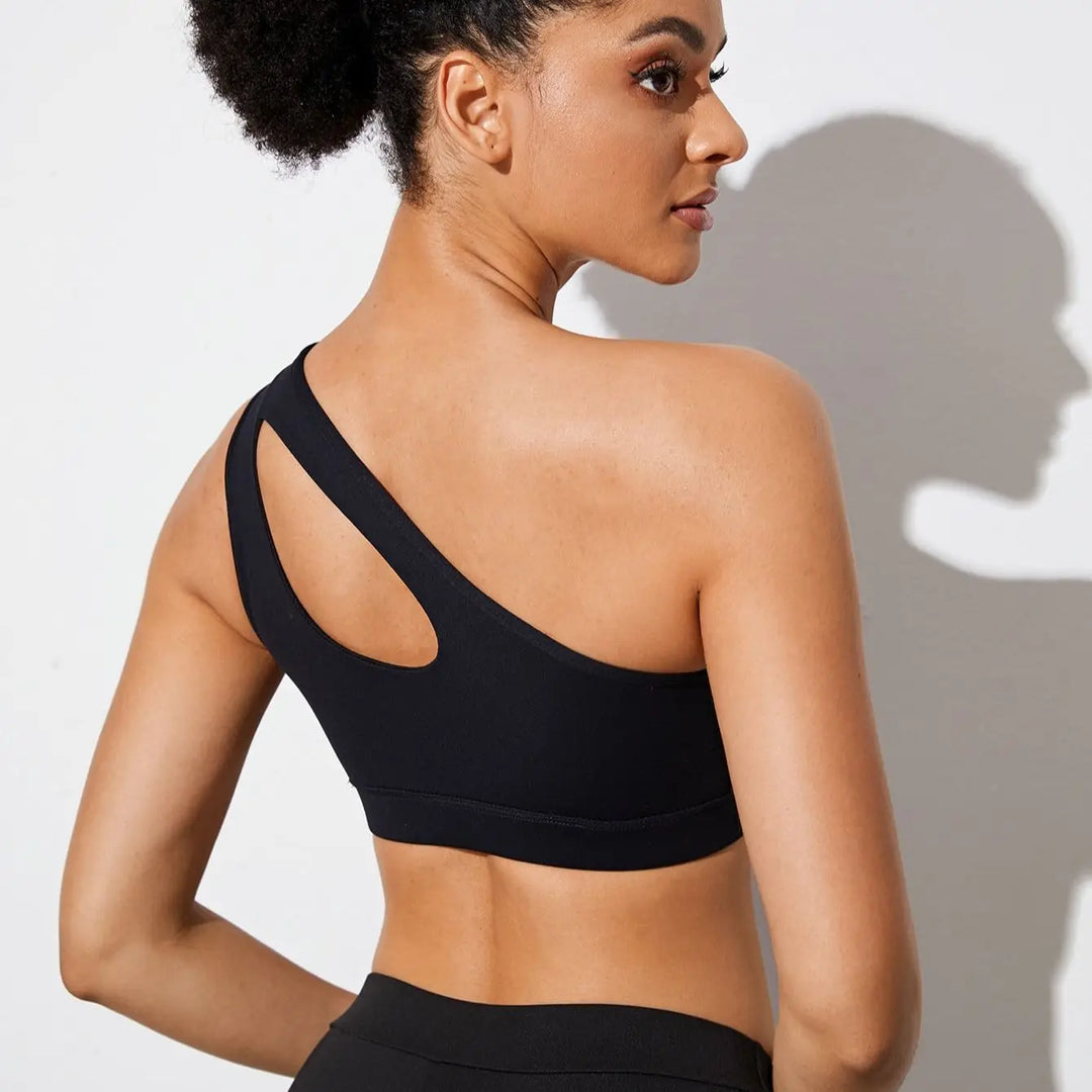 One Shoulder Sports Bra