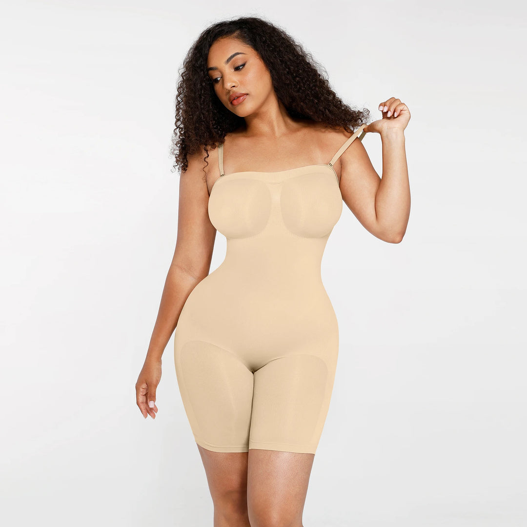 Strapless Seamless BodySculpt Bodysuit Butt Lifting Bodyshaper