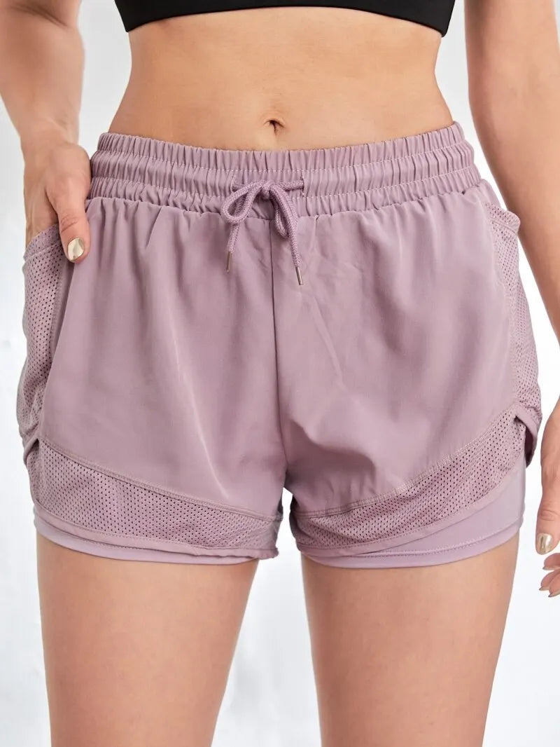 Women's Elastic Sports Shorts