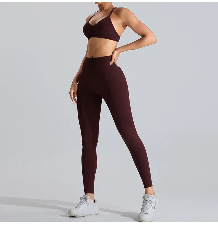 Seamless Workout Push-Up Crop Top