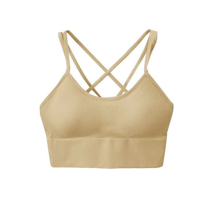 Seamless High Impact Cross Back Sport Bra