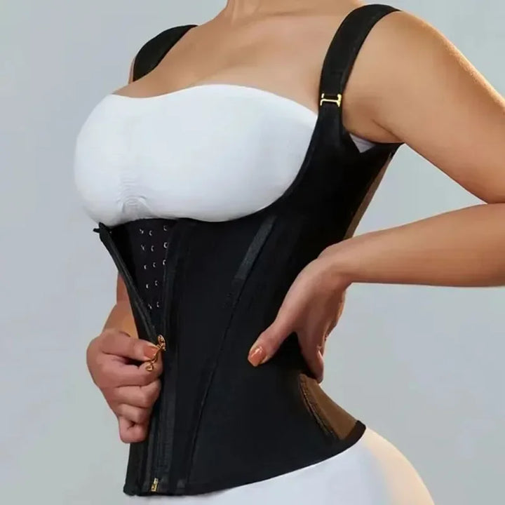 Waist Trainer for Women Body Shaper Corset Vest Tank Top with Steel Bones