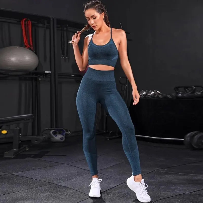 Seamless Tracksuit Yoga Set - 2 Pieces