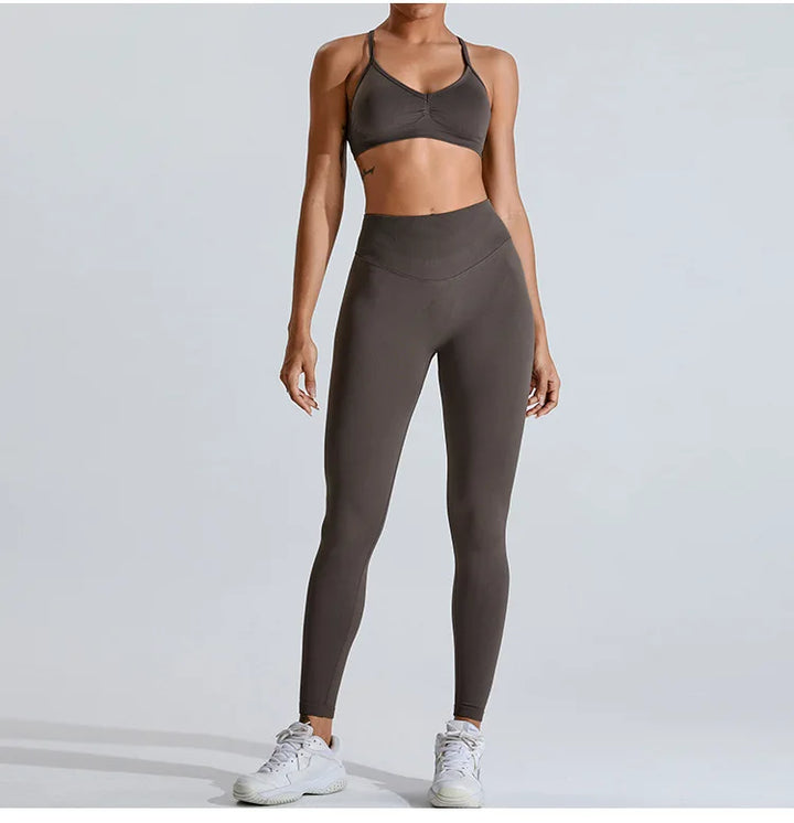 Seamless Workout Push-Up Crop Top