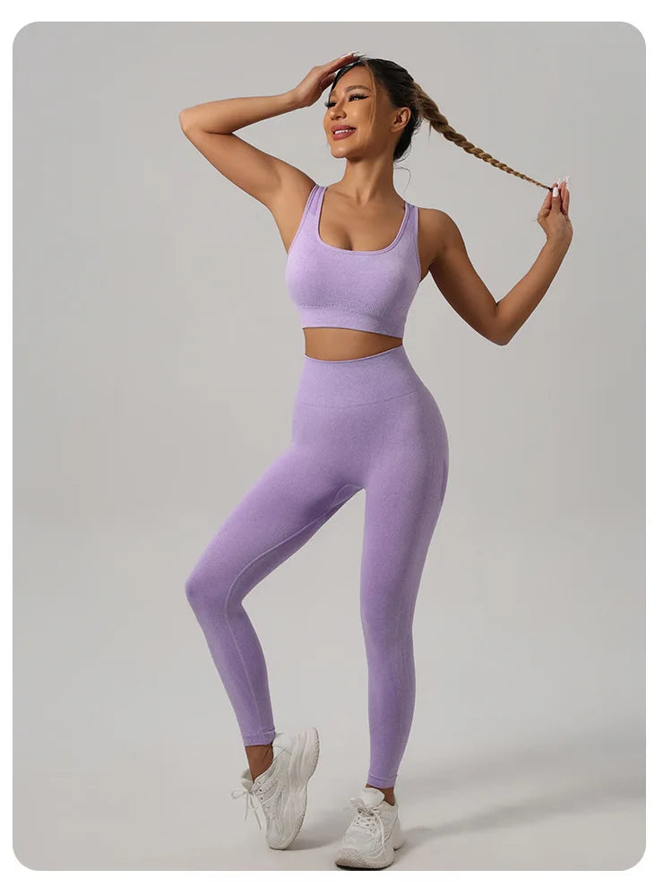 Seamless Scrunch Yoga Set