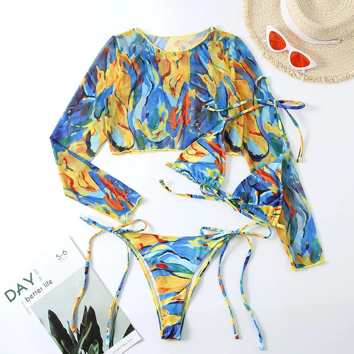 Dorett three-piece Bikini Set