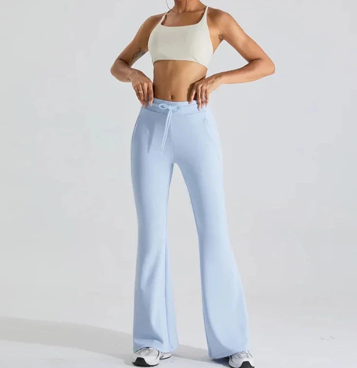 Vibe Drawstring Flare Pants