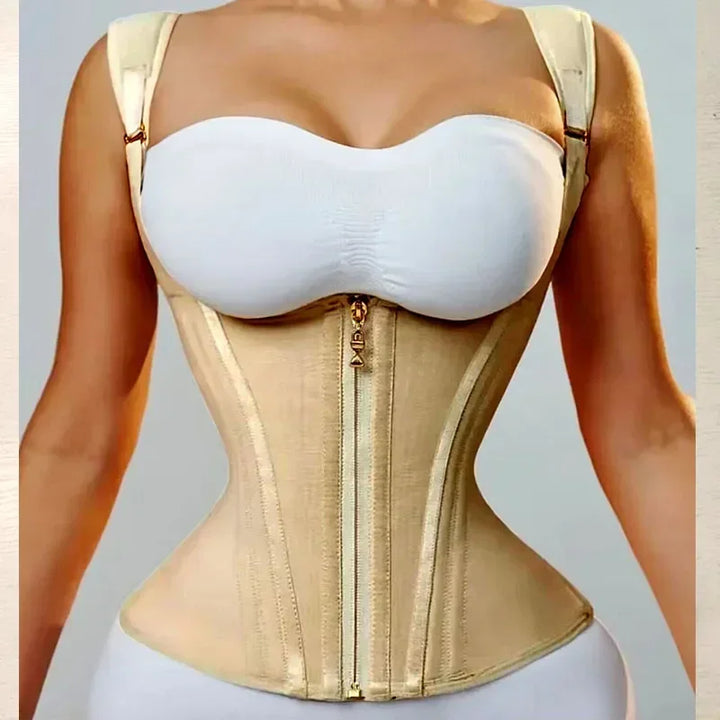 Waist Trainer for Women Body Shaper Corset Vest Tank Top with Steel Bones