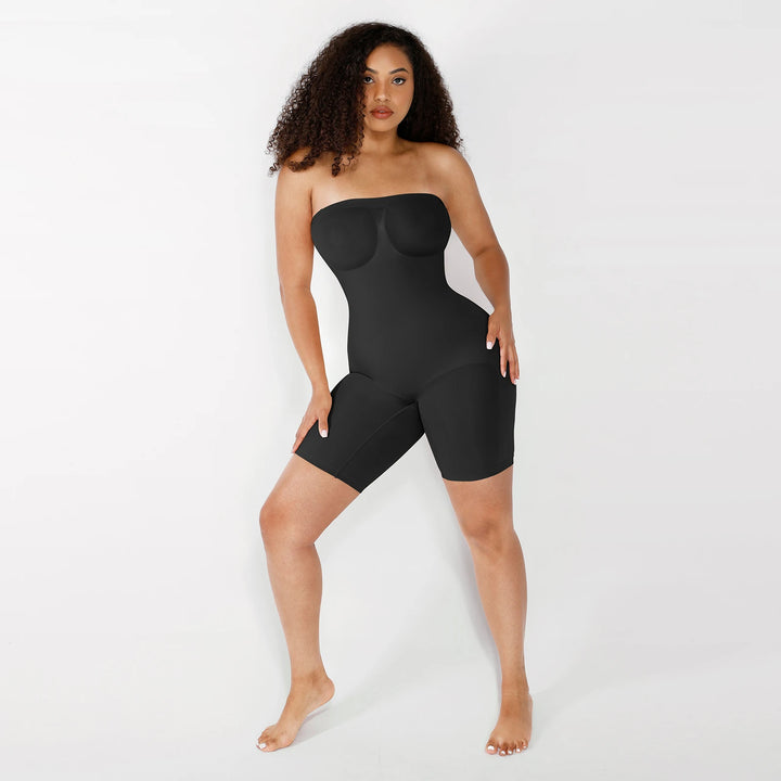 Strapless Seamless BodySculpt Bodysuit Butt Lifting Bodyshaper