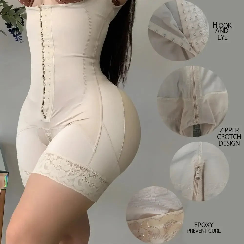 High Compression Fajas Colombianas Body Shapewear Women Corrective Girdle