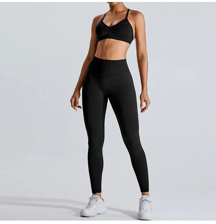 Seamless Workout Push-Up Crop Top