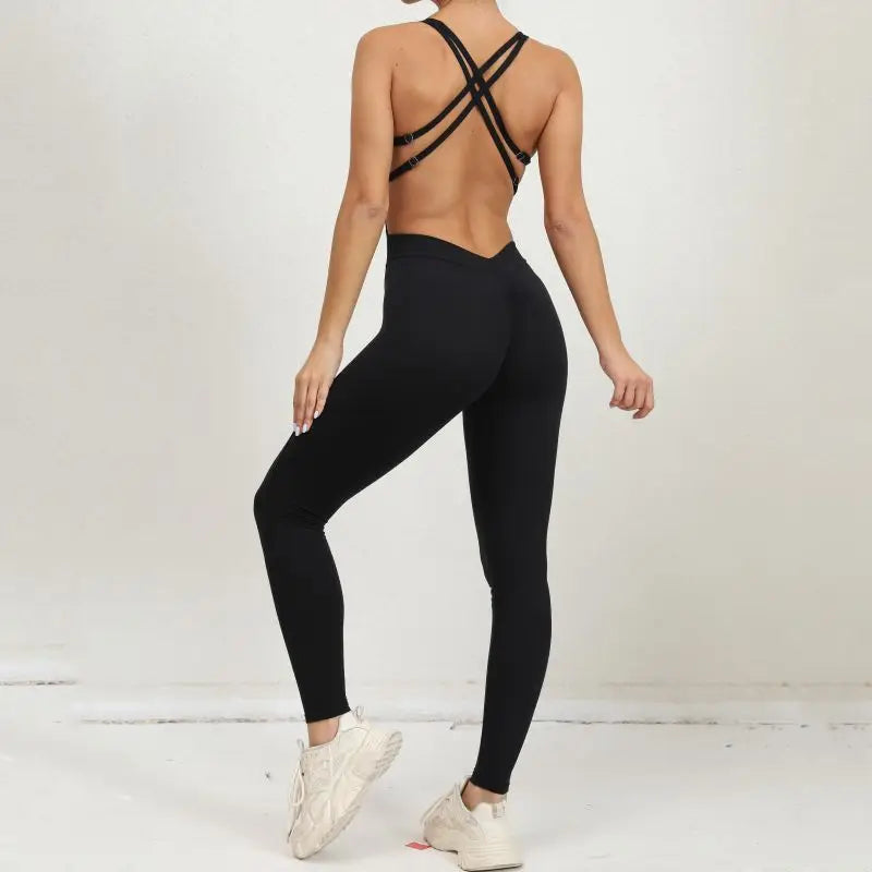 Bodysuit Jumpsuit / Yoga Romper / Leggings