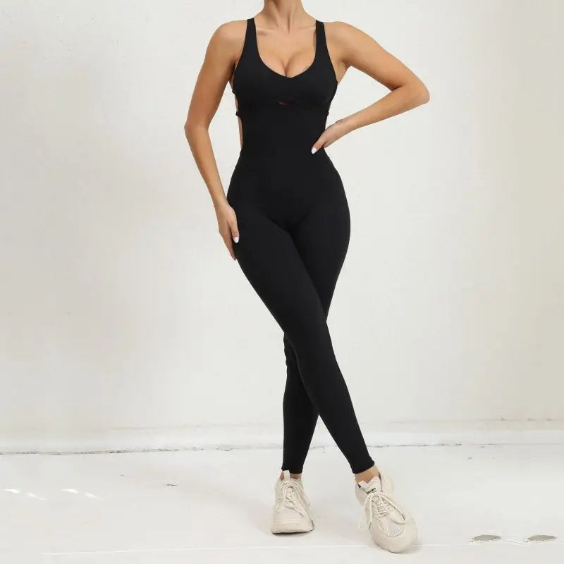 Bodysuit Jumpsuit / Yoga Romper / Leggings