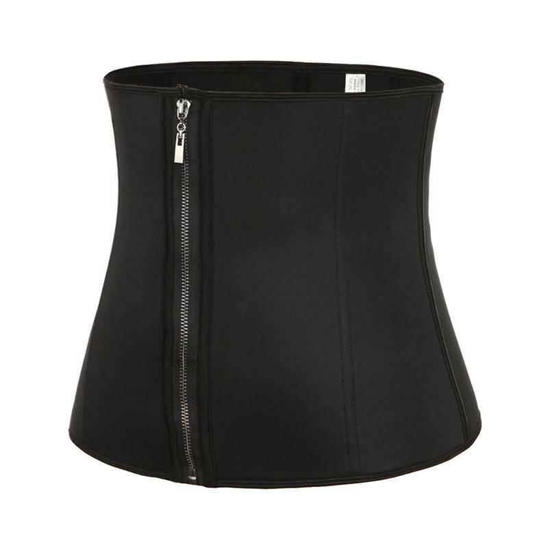 Zip Latex Waist Trainer