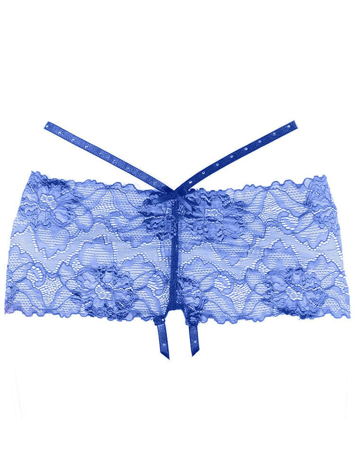 Allure Kelly Lace Crotchless Boy Shorts