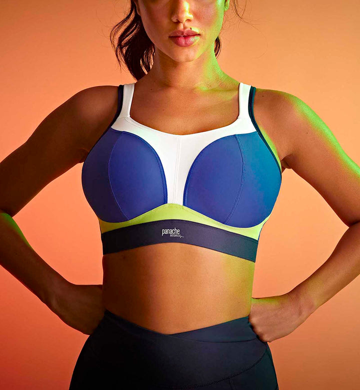 Panache Boundless Racerback Non-Wire Sports Bra (7341B) - Blue