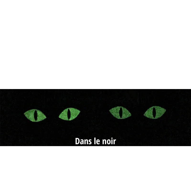 Cache-tétons chat led avec yeux lumineux pour un look audacieux