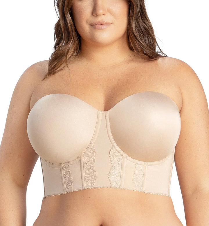 Parfait Elissa Molded Underwire Midi Bustier (P50116) - European Nude