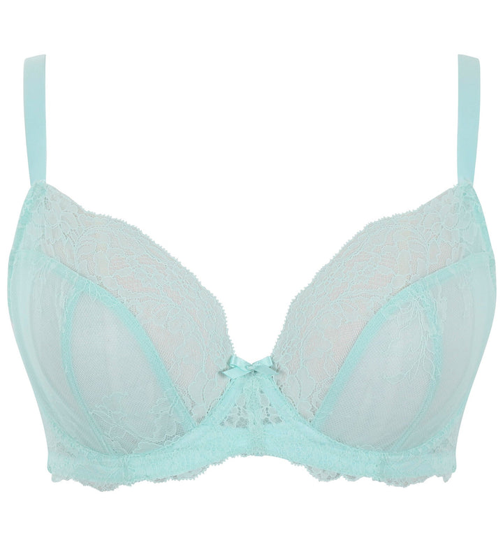 Panache Ana Lace Plunge Underwire Bra (9396) - Mint Green