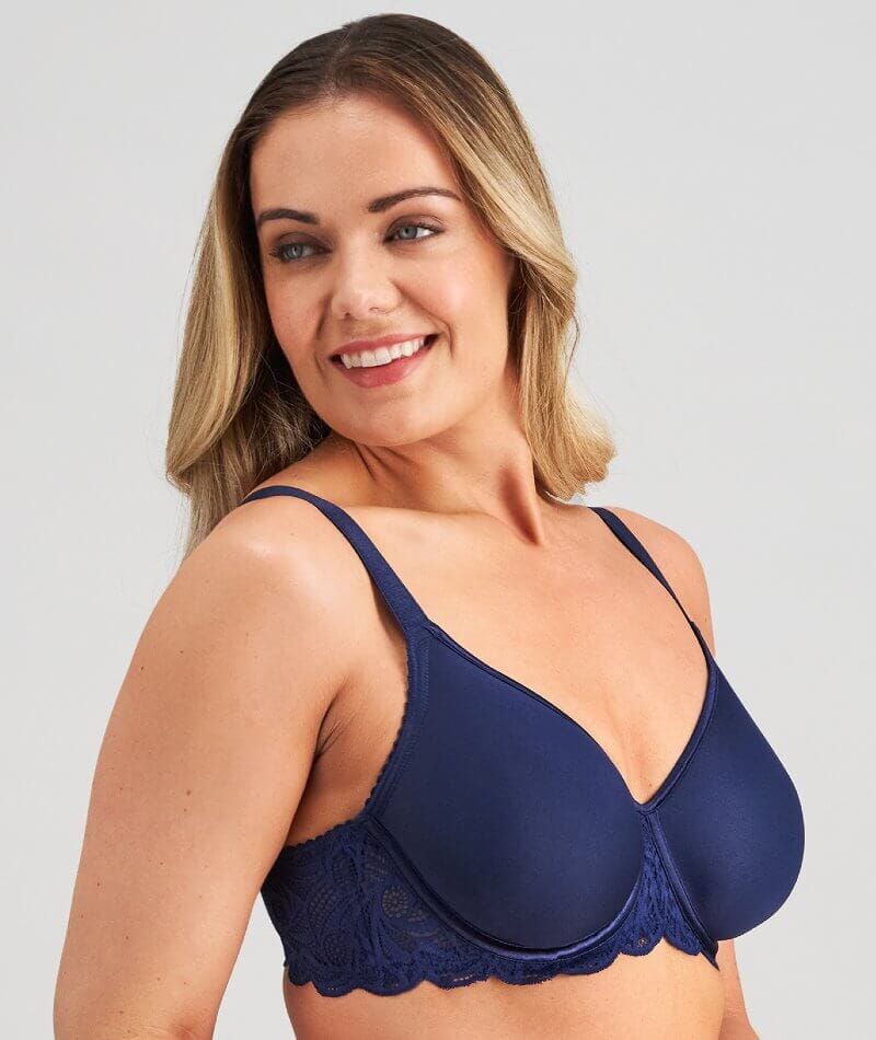 Fayreform Lace Perfect Contour Spacer Bra - Medieval Blue