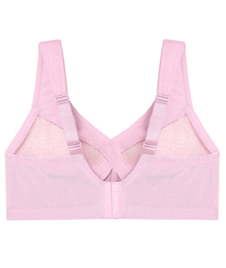 Glamorise MagicLift Moisture Wire-free Control Bra - Pink Heather