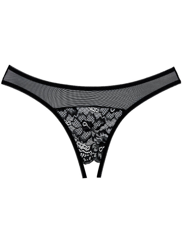 Adore Just A Rumor Crotchless Lace Panty