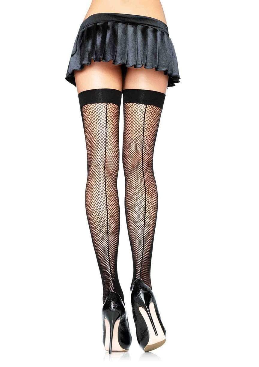 Fiona Fishnet Thigh High Stockings