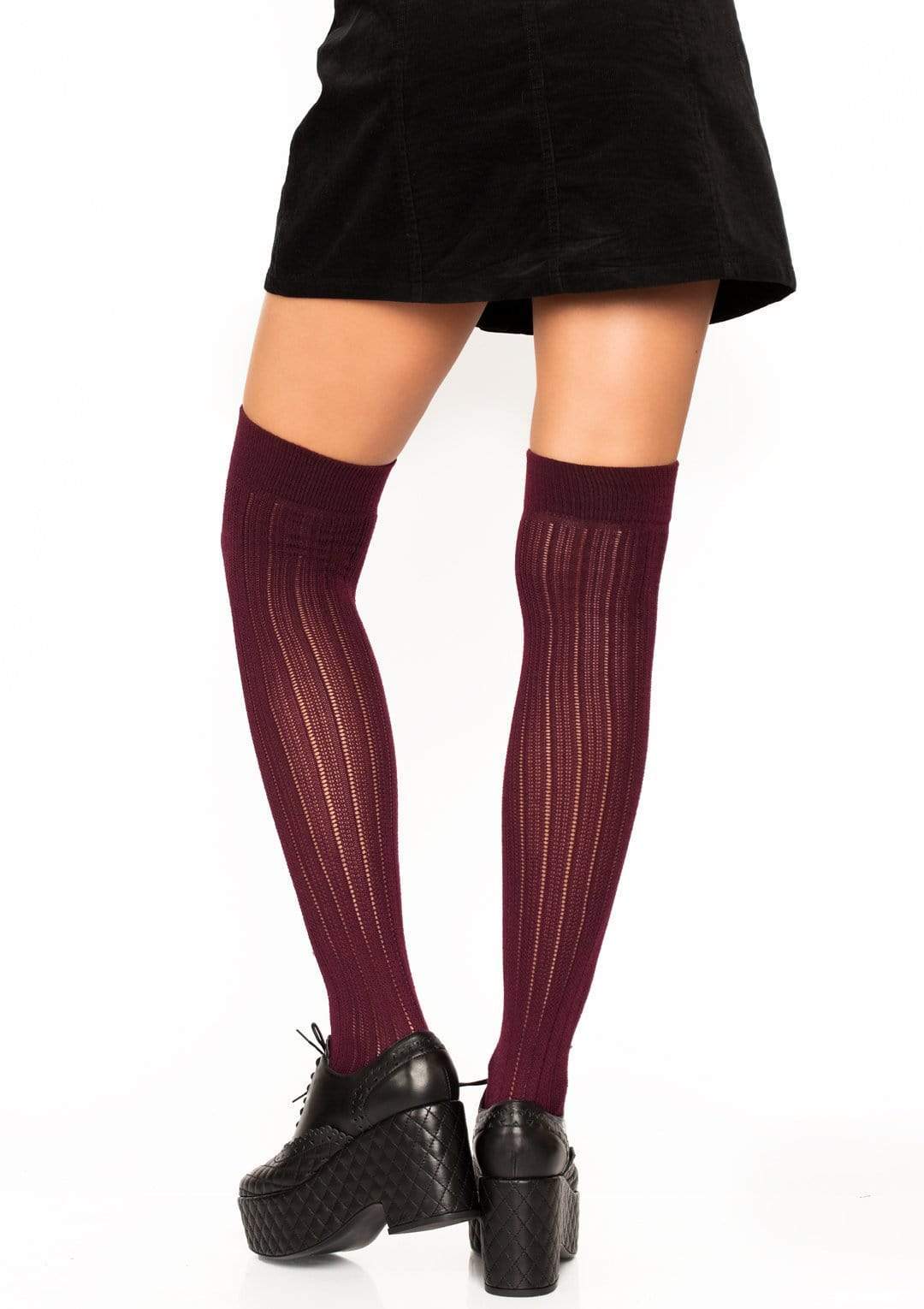 Angie Rib Knit Knee Socks